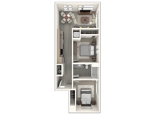 Floor plan 2X1 B