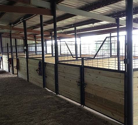 Horse barn