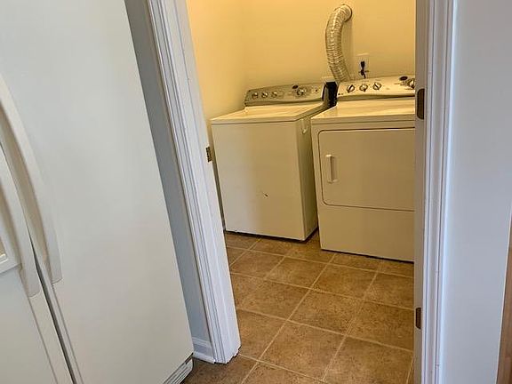 Laundry room with washer and dryer