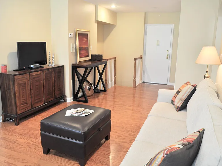 Living Room alternate view (with entry door)