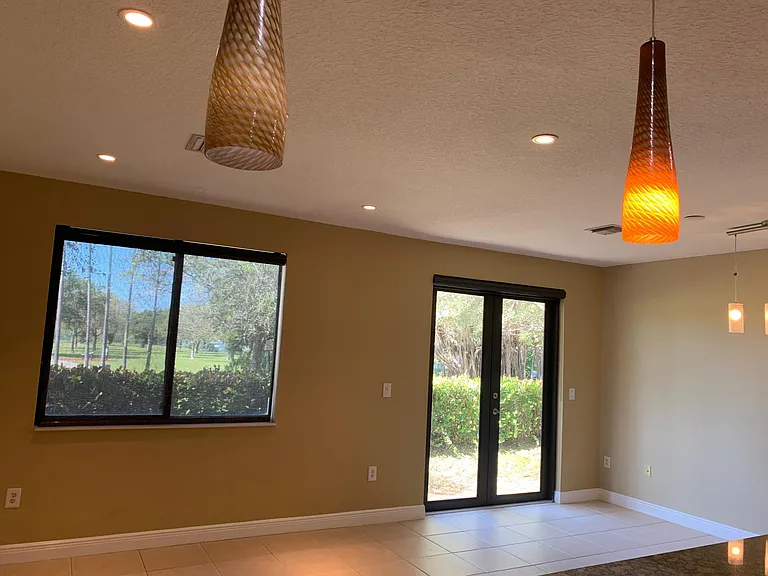 dining room view to passive park