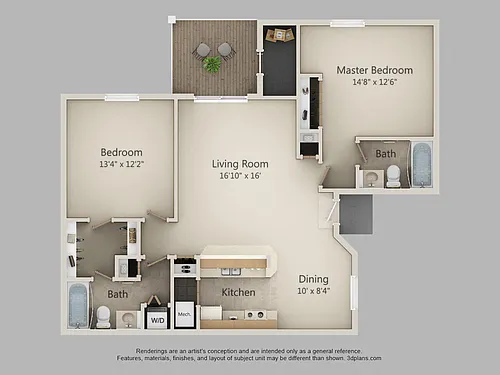 Floor plan 2CS-Orchard