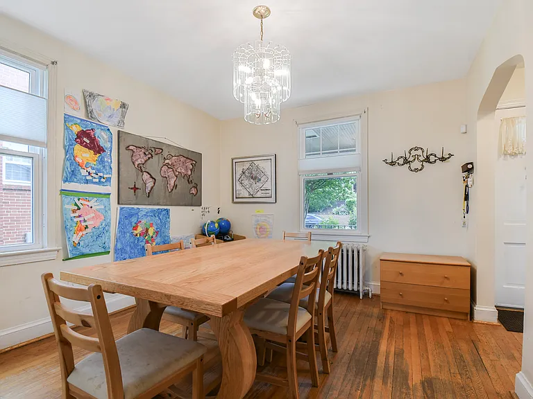 Dining room from kitchen entry