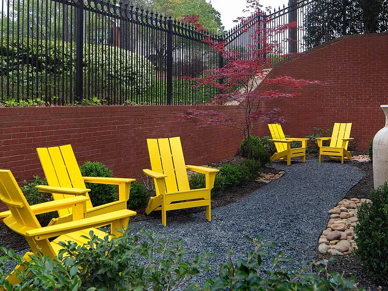 Outdoor seating area