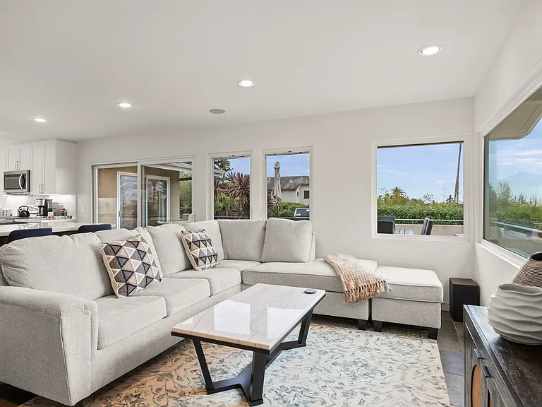 Enjoy views while relaxing in the living room.