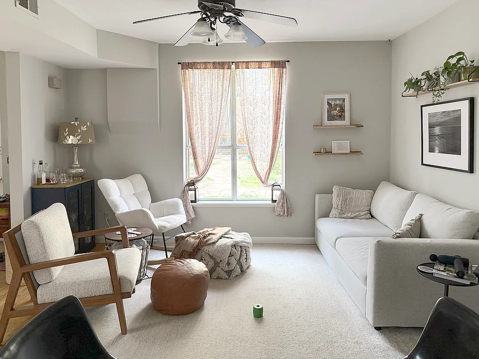 Furnished look, main floor living room