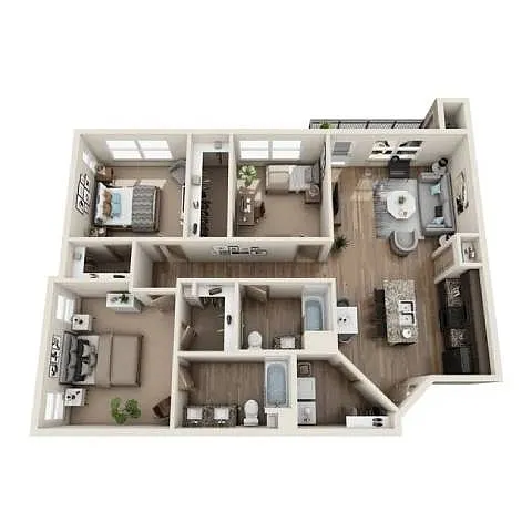 Floor plan Mirror Lake