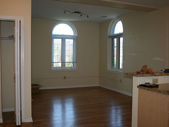 living room off open kitchen