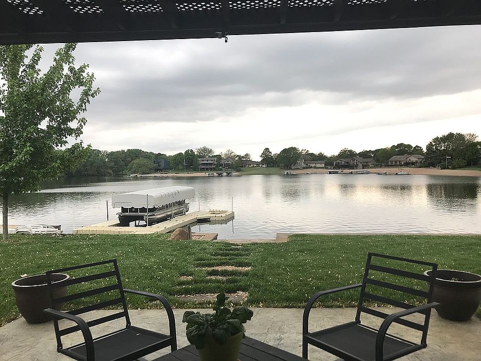 Pergola-covered patio