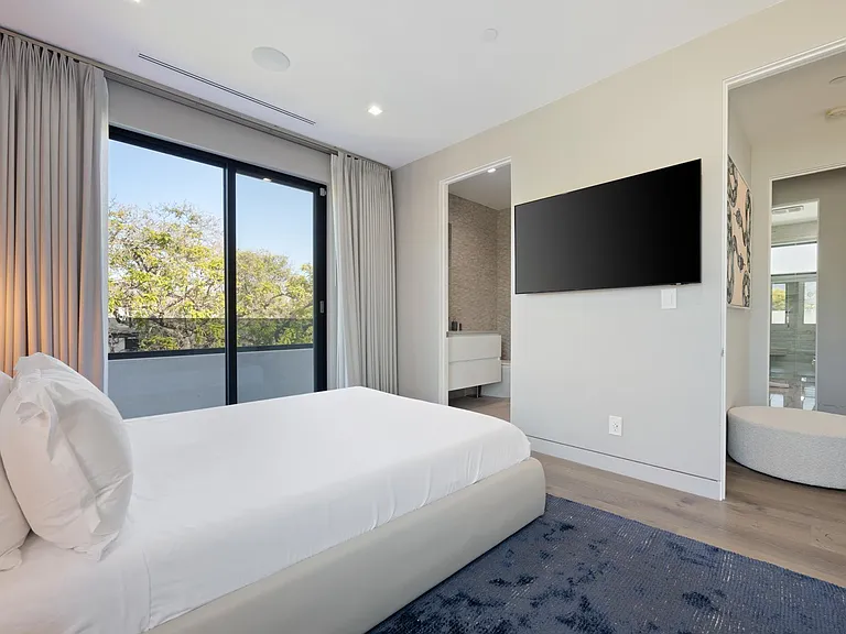 Ample closet space and relaxing view from balcony
Convenient ensuite bathroom in each bedroom