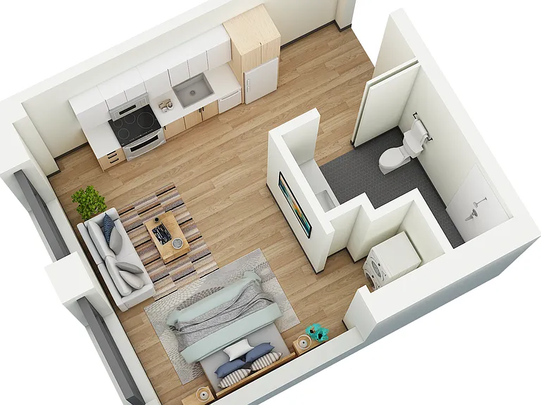 Studio, 1 Bath- I Studio, 1 Bath- I