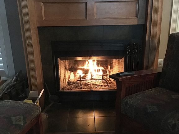 Roaring Fire After The Storm