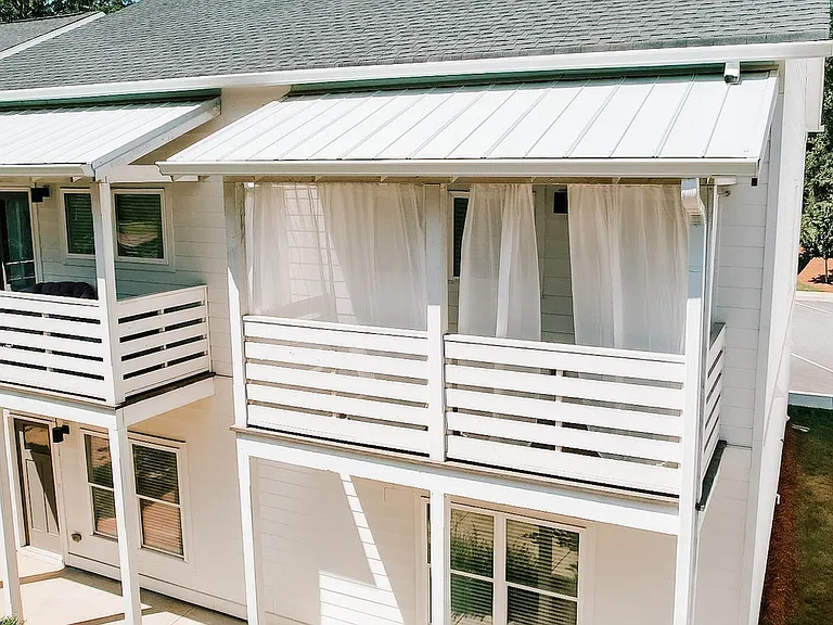 Morning, noon, or evening, the balcony is a great place to decompress.