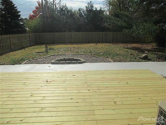Backyard with NEW deck
