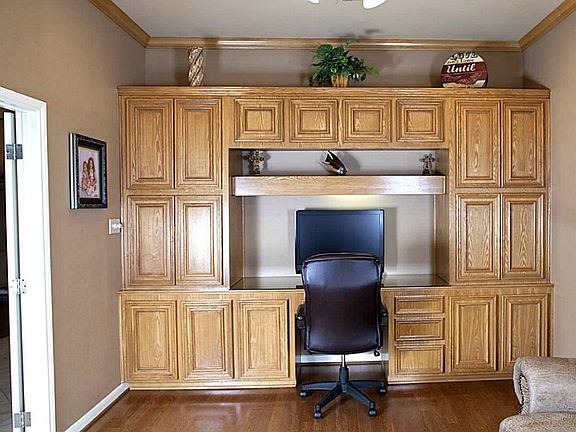 Custom Built ins in your Study/Home Office with lots of storage.