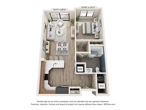 Floor plan A1