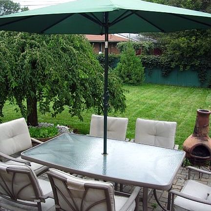 Private Backyard with New Landscaping