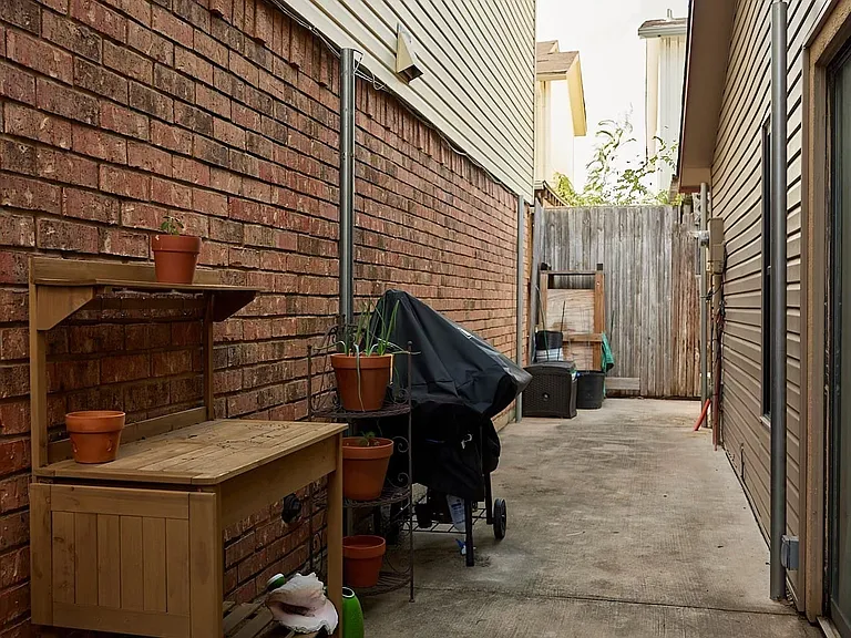 View of patio