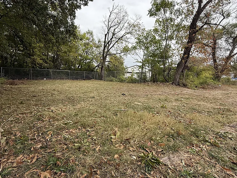 Large fenced in backyard.