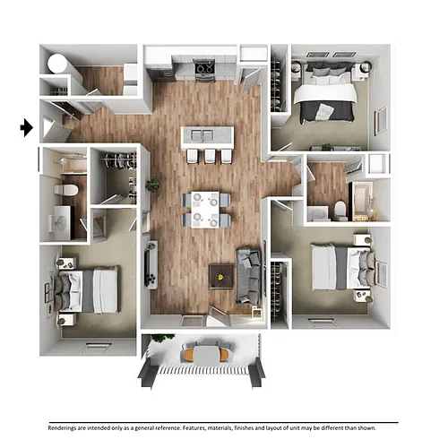 Floor plan The Riley