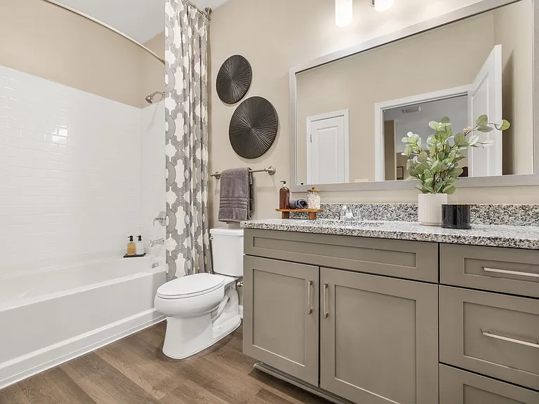 Langley Pointe Apartments | Designer Bathrooms