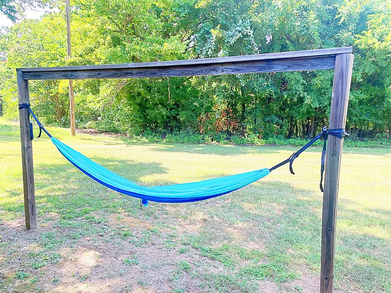 Backyard hammock