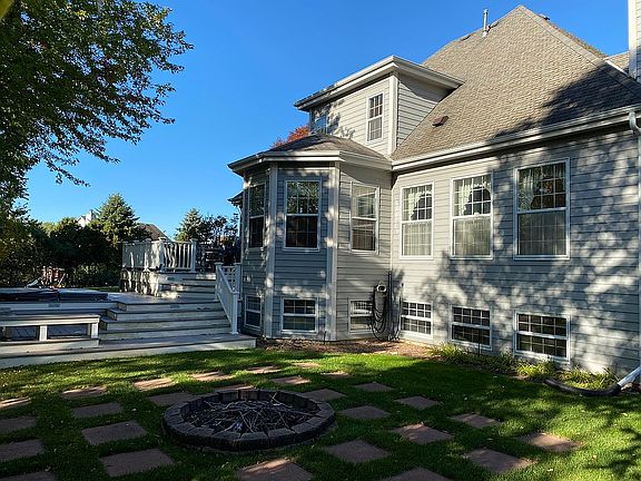 Back of house and deck