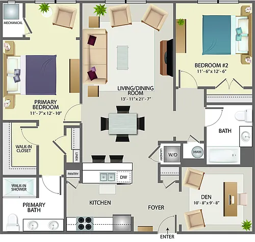 Floor plan 2-Den
