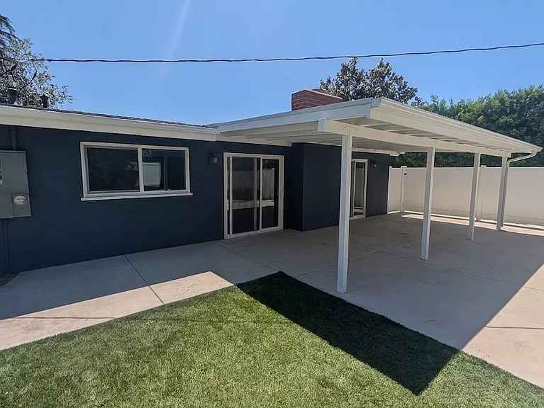 Backyard patio