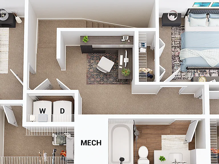 Townhouse 3 floor plan Broadstone Marina Bay