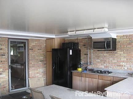 Patio with outside kitchen