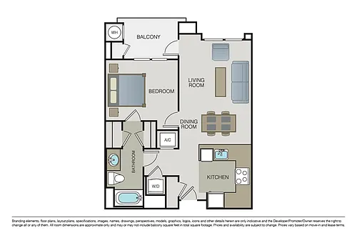 Floor plan Plan 1A