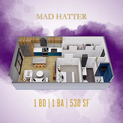Floor plan Mad Hatter