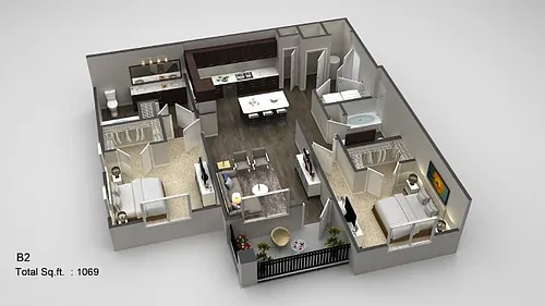 Floor plan Cobalt Deluxe