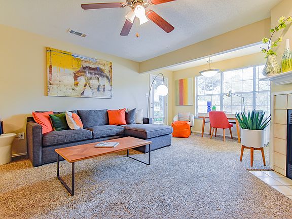 Living room area with tons of natural light at Luxury Apartments in Memphis, Tennessee
