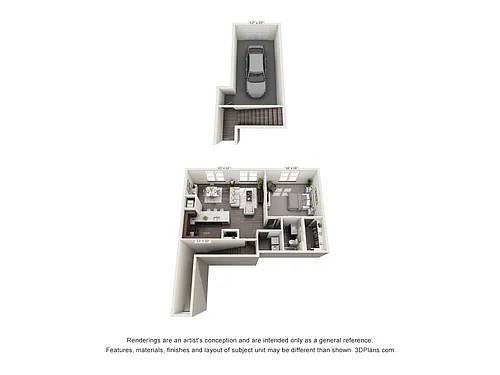 Floor plan 1B