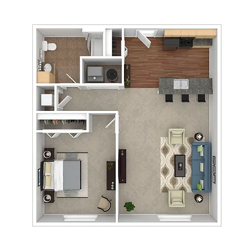 Floor plan 1Bedroom
