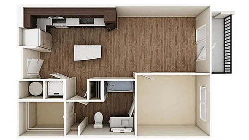 Floor plan A2-HC
