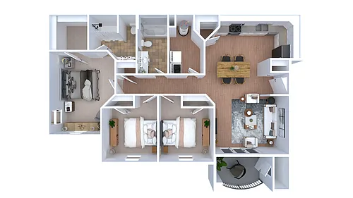 Floor plan 3 X 2