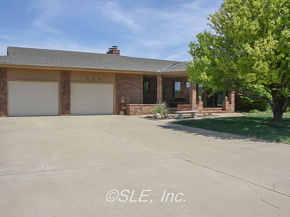 Attached double garage