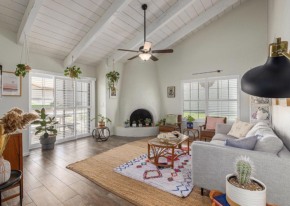 Living room with furniture