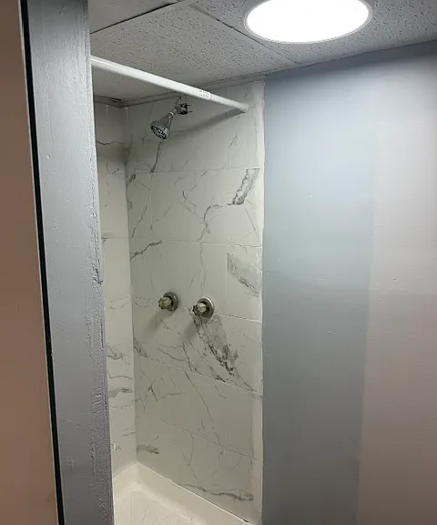 bathroom lower level