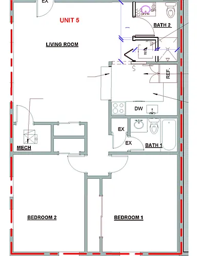 Floor plan 5 - Available 5-22-2026