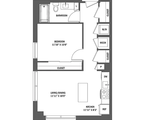 Floor plan The Ashley I - VI