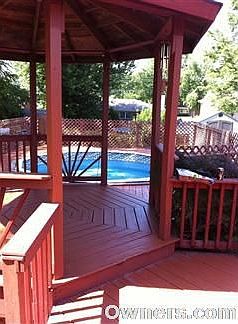 Back Deck, Gazebo and Pool area