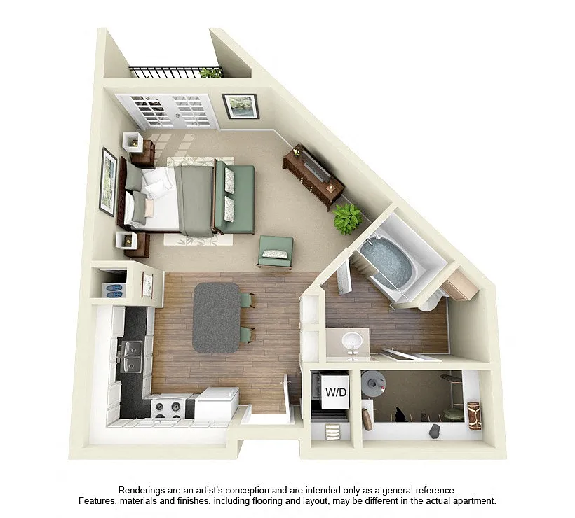 Floor plan E3 Studio