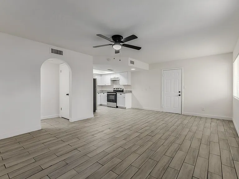 Unit F-Living room 2nd view