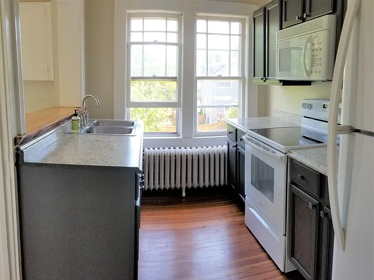 Kitchen (there is an area for a small table directly behind)