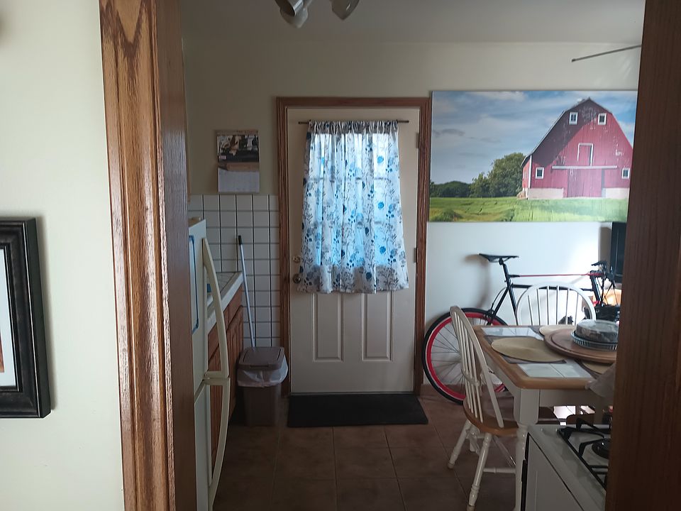 Looking into the kitchen