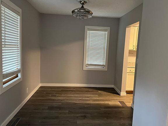 Upon entering the home, to the left if a cute dining room space that could also be used as an office